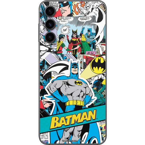DC Comics Batman Vintage Pose Collage Art Galaxy A14 5G Skin